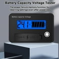 thumbnail image 2 of Digital Voltage and Battery Capacity Tester for 8-30V Systems with Low Voltage Alarm, Reverse Polarity Protection, Power Failure Memory, and Splash-Proof Design - Ideal for Lithium and Lead Acid, 2 of 6