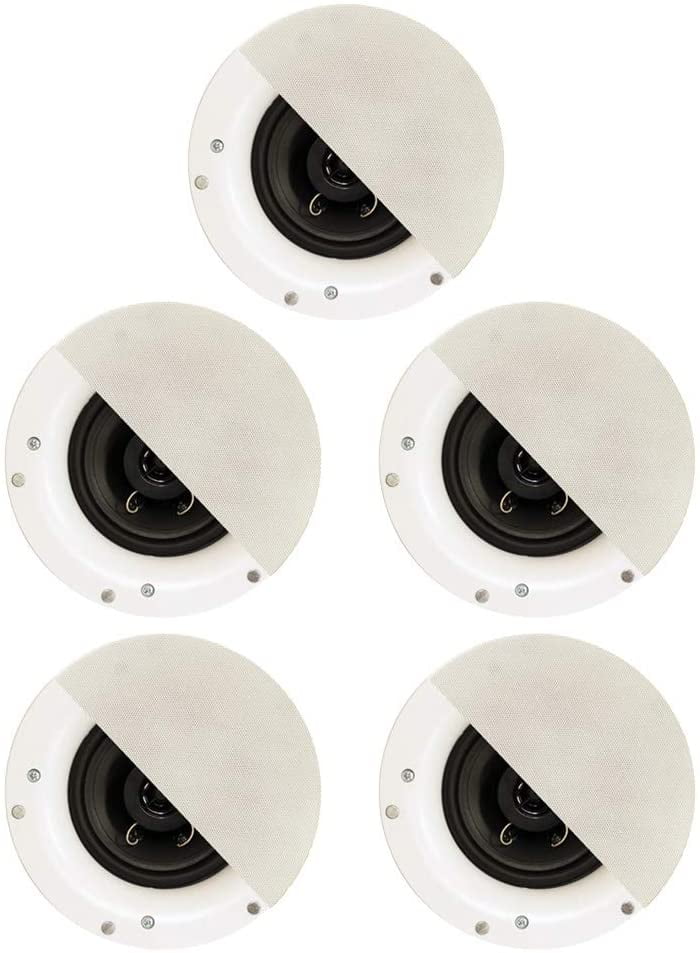 Goldwood R192 Frameless In Ceiling, 5.1 Surround Sound Ceiling Speakers