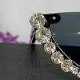 thumbnail image 5 of Dazzle Rhinestone Half Frame Cat Eye Sunglasses, 5 of 9