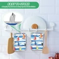 thumbnail image 4 of Yayeee Pot Holders Kitchen Heat Resistant with Pocket 7"x9.8" Cotton Oven Cooking Hot Pads, Orange Sailboats, 4 of 7