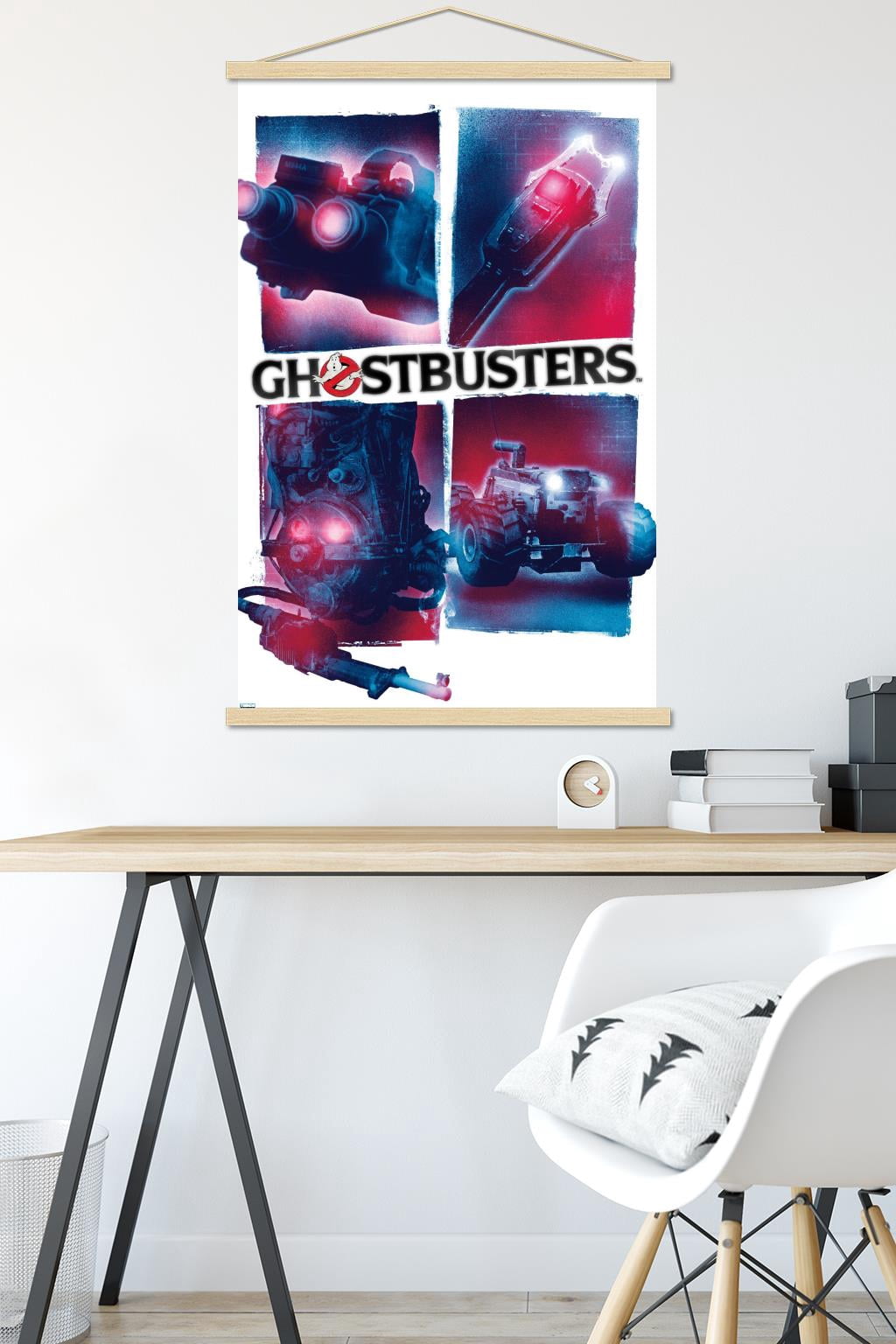 Ghostbusters: Afterlife - Tools Wall Poster with Wooden Magnetic Frame, 22.375" x 34"