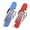 Blue+Red, variant on 2Pcs Camping Utensils Cutlery Set Travel Utensil Foldable Silverware Knife Fork Spoon Bottle Opener Flatware Tableware