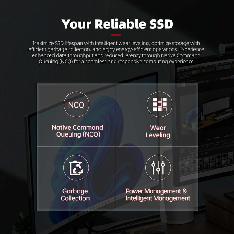 KingSpec 512GB SSD 2.5 Inch, Internal Solid State Hard Drive - 3D NAND