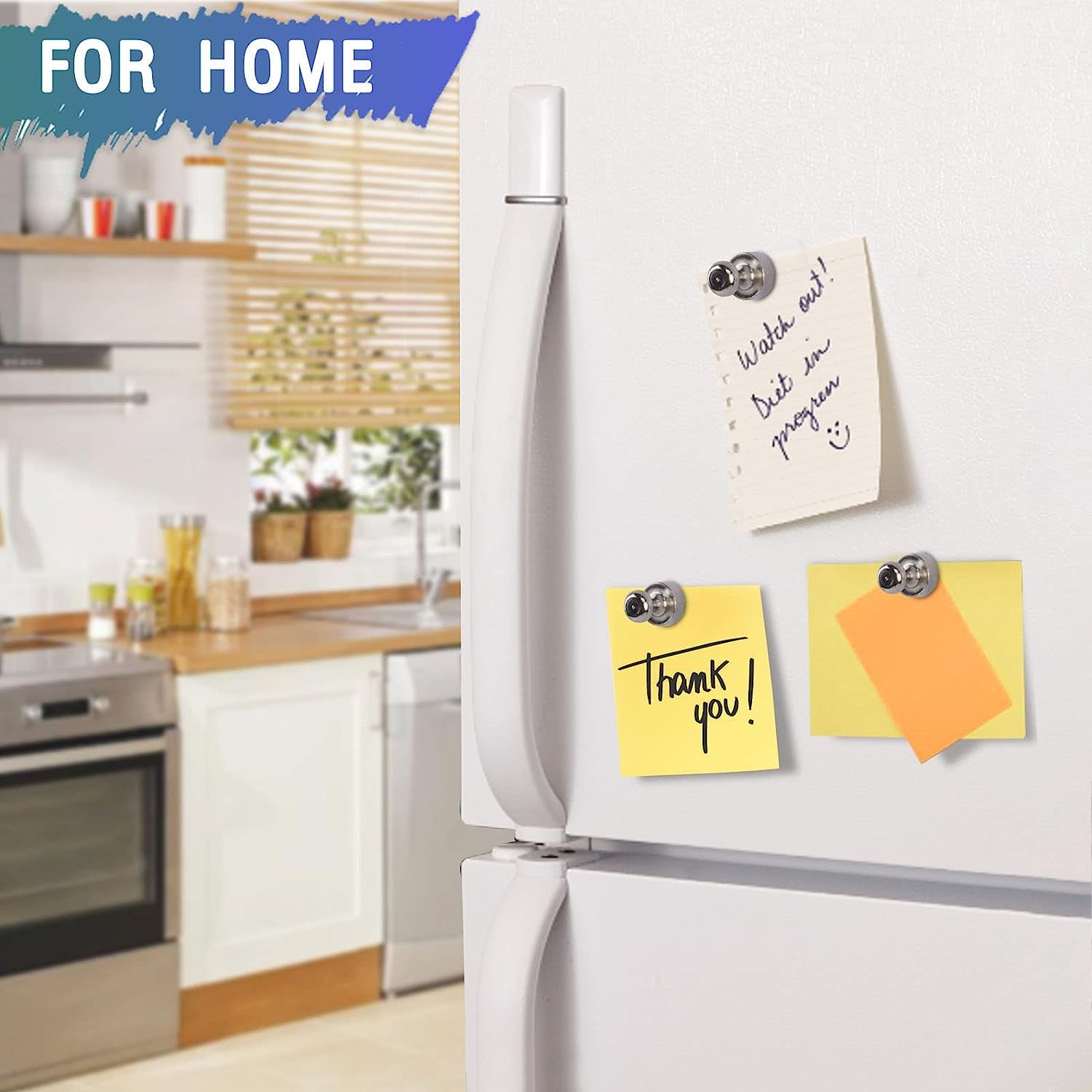 22Packs Neodymium s, Strong Magnets for Whiteboard, Push Pin Magnet, Small Strong Neodymium Refrigerator Magnet for Office, Kitchen, Adults, Home