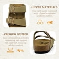 thumbnail image 3 of Mens Sandals, Arch Support Slides with Adjustable Buckle Straps Memory Foam Insole & Cork Footbed Slides for Men Footwear - Non-Slip Summer Sandals for Men & Lightweight Mens Slides, 3 of 5