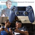 thumbnail image 4 of Manija Juegos Inalámbrica Controlador Compatible Con Dientes 6 Ejes para PS4 Color Azul, 4 of 9