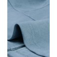 thumbnail image 5 of INSPIRE CHIC Women's Faux Suede Drape Blazer Collar Long Sleeves Open Front Jacket XL Gray Blue, 5 of 6