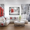 thumbnail image 2 of Design Art Phone Booths on Street Framed Canvas Art Print, 2 of 5