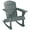 Gray, variant on Topcobe Rustic Outdoor Lounger with Slatted Backrest, Fanned Seat Design, Fire Pit Chair, Gray, Perfect for Patio or Deck