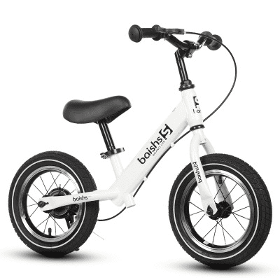 12'' Carbon Steel 2-6 Age Kids Toddlers Balance Bike Ultra Lightweight Sport Training No-Pedal Learn To Ride Pre Bicycle Adjustable Seat With Brake e Pneumatic Tyre Adjustable Seat