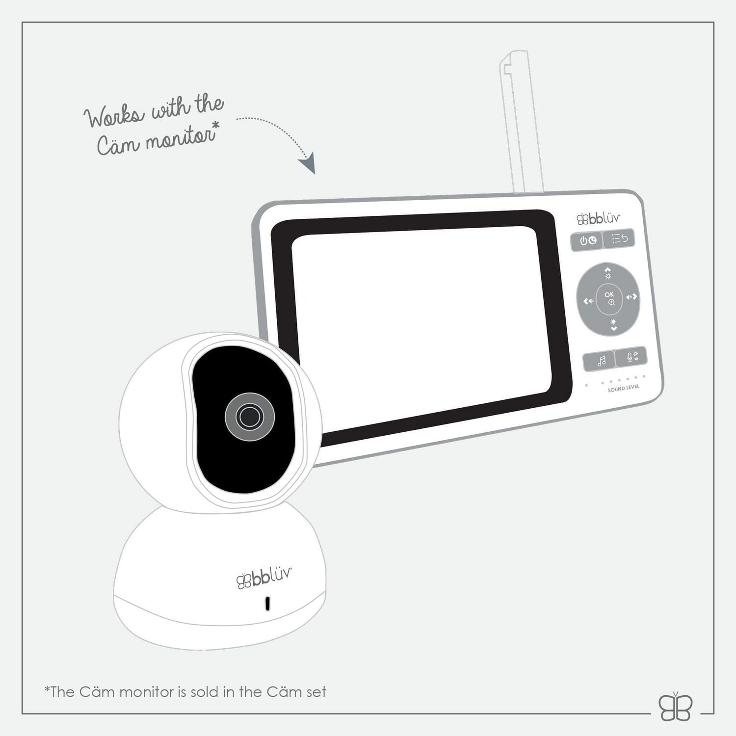 bblüv - Additional Camera Add-on for the bblüv Cäm HD Baby Monitor