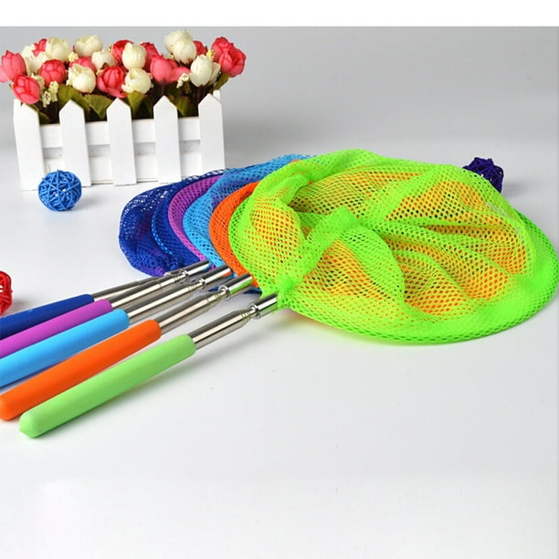  DEWEL 3 Pack Colored Telescopic Butterfly Nets for Kids Bug  Insect Catching Net Extendable 34 Inches,Pop up Insect Mesh Cage,Butterfly  Tweezers : Sports & Outdoors