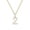 Gold 2, variant on Women's Diamond Angel Number Necklace 5 Cubic Zircon Numbers Pendant Choker Chain Numerology Jewelry Gold