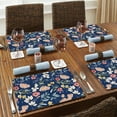 thumbnail image 6 of CounterArt "Blue Meadow Floral" Hardboard Tabletop Placemats 4-Pack, 6 of 7