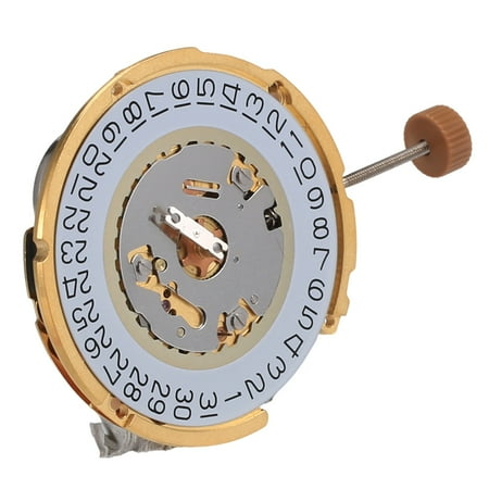 

6004.D Quartz Movement Battery Included Mechanism Replacements Movt Gold Parts 5 Jewels