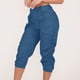 thumbnail image 3 of Gibobby pantalones yoga Pantalones cargo para mujer Pantalones cargo con bolsillo Pantalones de jogging de cintura alta Pantalones de verano de color sólido Pantalones de ocio (Azul marino, M), 3 of 5