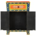 thumbnail image 2 of vidaXL Hand Painted Sideboard 54x30x74 cm Solid Wood Mango, 2 of 5