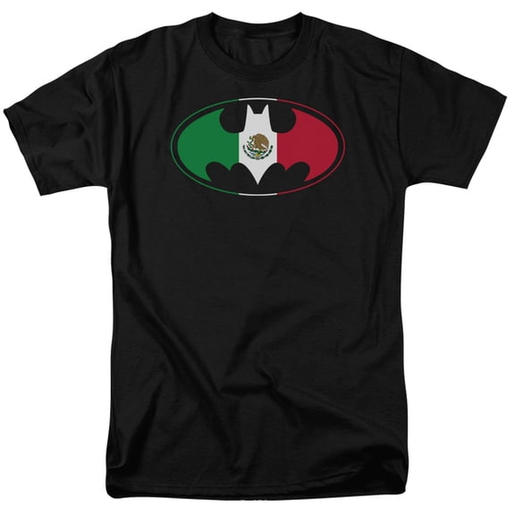 Batman - Mexican Flag Shield - Short Sleeve Shirt - XXXXXX-Large