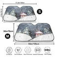 thumbnail image 2 of Goofa Watercolor Winter Landscape For Christmas Printed Car Windshield Sunshade,Foldable Reflective Sun Visor,UV Protection Heat Blocker Sunshade,Car Cooling Accessory-Medium, 2 of 7