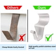 thumbnail image 4 of 20 Pack Vinyl Siding Hooks No-Hole Needed Heavy Duty Siding Hanging Clips Hanger, 4 of 6