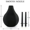 thumbnail image 5 of Enema Bulb Kit, Clean Anal Douche for Women & Men Enemas Bulbs , Reusable Vaginal Cleaner kit with 2 Nozzles, Black, 225ml, 5 of 8