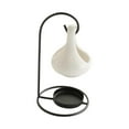 thumbnail image 2 of deevoka Ceramic Hanging Pot Essential Oil Burner 6.7inch Tall Tealight Candle Holder, 2 of 9