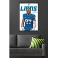 thumbnail image 5 of NFL Detroit Lions - Aidan Hutchinson Feature Series 25 Wall Poster with Magnetic Frame, 22.375" x 34", 5 of 5