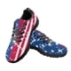 thumbnail image 1 of Zapatos para mujer con estampado de bandera estadounidense, zapatillas deportivas para correr para hombre, zapatos planos de otoño para niña, zapatillas para mujer, 1 of 6