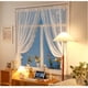 thumbnail image 1 of Lace wave door curtain screen white Korean style 100*100, 1 of 1
