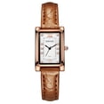 thumbnail image 2 of Resicozy Classic Square Watches for Women and Men 2026 with Numerals Casual Fashion Dress Watch Brown, 2 of 3