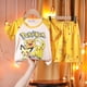 thumbnail image 1 of Conjunto de ropa de verano de Pokémon Pikachu para niños y niñas, camiseta de manga corta, pantalones cortos, chándal deportivo, conjuntos de pijamas qym unisex, 1 of 2