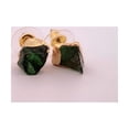 thumbnail image 2 of Green Quartz Gold Stud Earrings GQGSE3, 2 of 7