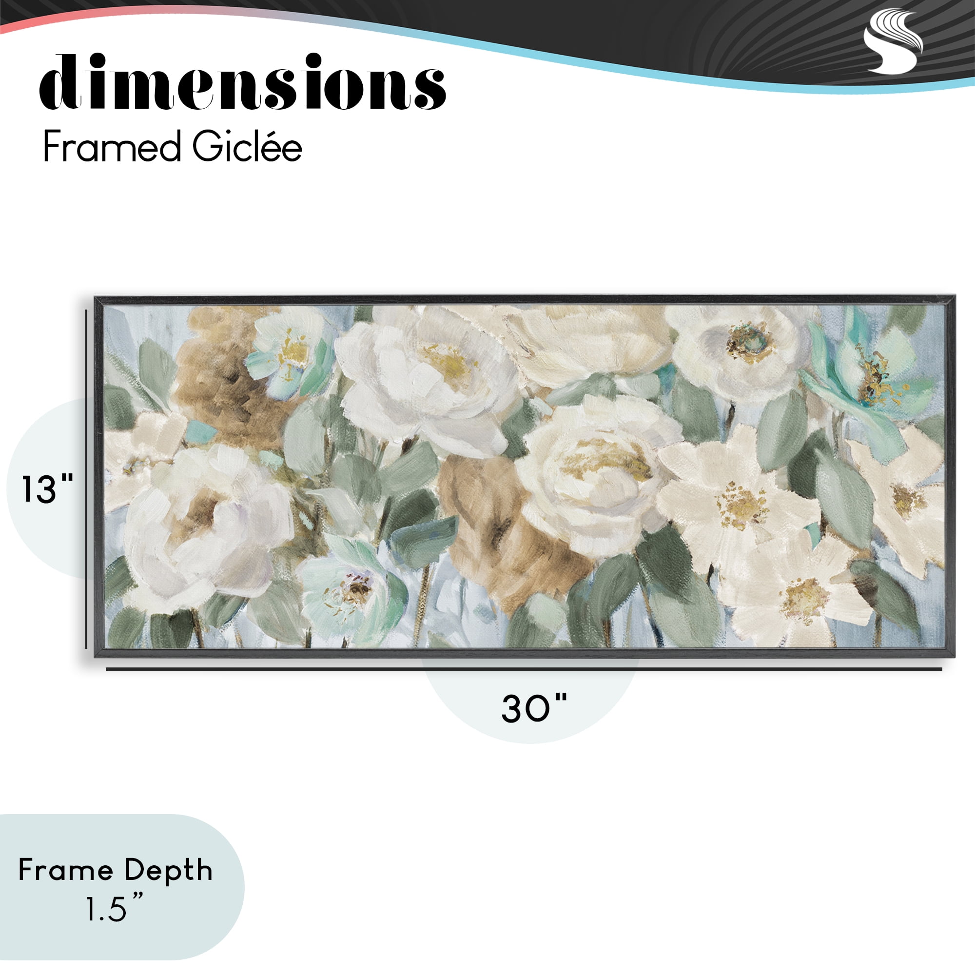 Stupell Industries Promise of Giverny Black Framed Giclee Art, design by Lanie Loreth