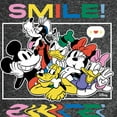 thumbnail image 3 of Disney - Mickey, Pluto, Minnie, Donald Duck, Goofy & Daisy - Crowded Photo - Men's Crew Neck Fleece Pullover, 3 of 6