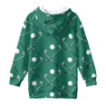 thumbnail image 5 of Psesaysky Girls Casual Long Sleeve Hoodies Golf Clubs Print Oversized Fleece Pocket Sweatshirt Oversized Tops Trendy Outfits for 5-6 Years, 5 of 7