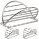 thumbnail image 1 of 3 Pieces Taco Holder Stand Stainless Steel Taco Rack Tray Taco Tray, 1 of 5