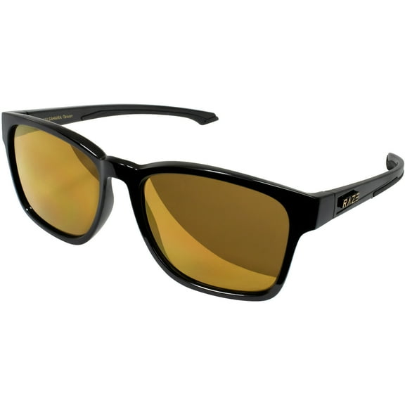 Raze Eyewear Sahara Womens Sunglasses Black Frame   Smoke Gold Z Mirror Lenses