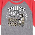 thumbnail image 3 of The Nightmare Before Christmas - Trust Me I'm A Doctor - Youth Raglan Graphic T-Shirt, 3 of 6