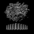 thumbnail image 1 of Clear French 500 Acrylic Fake False Nail Tips 10 Sizes For Nail Salon Nail Shop (Clear French), 1 of 8