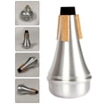 thumbnail image 1 of ifundom Premium Aluminum Trumpet Muffler for Brass Wind Instrument with Excellent Intonation, 1 of 8