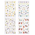 thumbnail image 1 of 12 hojas de pegatinas para decoración de uñas, suministros autoadhesivos para decoración de uñas, accesorios de decoración DIY, 1 of 5