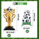 thumbnail image 2 of Yanonmyfd3PCS Soccer Party Decorations - Large Soccer & Trophy Foil Balloon Set, Sports/Birthday Themed Party Supplies for Soccer Fans,2026 World Cup Decor, 2 of 9