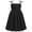 Black, variant on Arshiner Girls Summer Dress Maxi Spaghetti Strap Ruched Flowy Beach Boho Casual Teen Girl Sundress