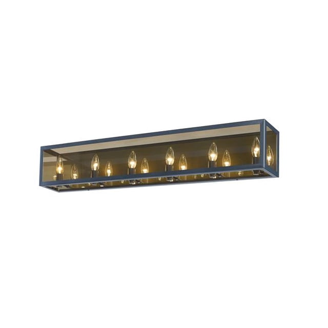 Z Lite 802-6V-MC 36 in. Infinity 6 Light Misty Charcoal Vanity Light