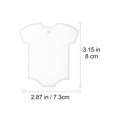 thumbnail image 2 of 2 Pcs Moules en Silicone pour T-Shirt Moule en Résine Époxy Pendentif Étiquette Suspendue avec Trou, 2 of 7