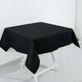 thumbnail image 4 of Efavormart 54"x54" Square Chambury Casa 100% Cotton Linen Tablecloth For Wedding Party Home Decor - Black, 4 of 10