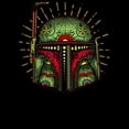 thumbnail image 2 of Men's Star Wars Sugar Skull Boba Fett Glow Graphic Tee Black Small, 2 of 5