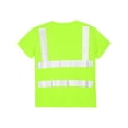 thumbnail image 6 of LiiYii Men's Lightweight Hi Vis Safety T-shirts with Reflective Strips Quick Dry Moisture Wicking Fluorescent Yellow XXL, 6 of 7