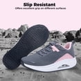 thumbnail image 5 of AOV Women's Arch Support Walking Shoes - Orthopedic Sneakers for Plantar Fasciitis Pain Relief GrayPink US Size 8, 5 of 5