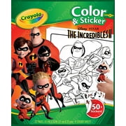 Crayola Color & Sticker Book 10"X8.5"-Incredibles 2